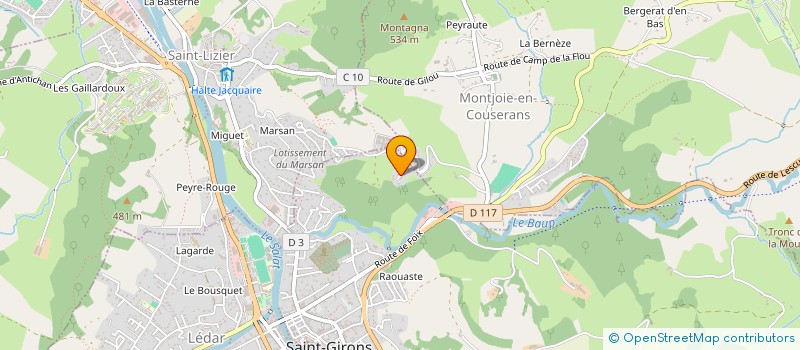 localisation de l'entreprise PITBULL COMPAGNIE à SAINT-GIRONS