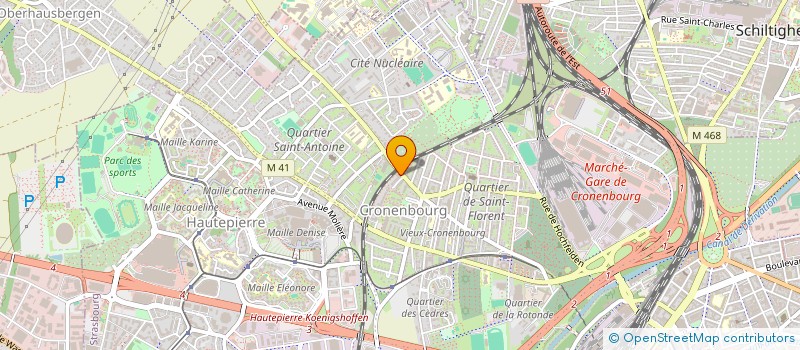 localisation de l'entreprise PITCH'EVENT  STRASBOURG