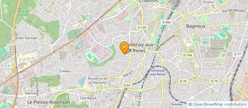 localisation de l'entreprise PITCH FRANCE à FONTENAY-AUX-ROSES