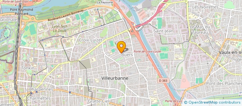 localisation de l'entreprise PITCHAK  VILLEURBANNE