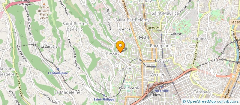 localisation de l'entreprise PITCHAK FRANCE SOLIDAIRE  NICE