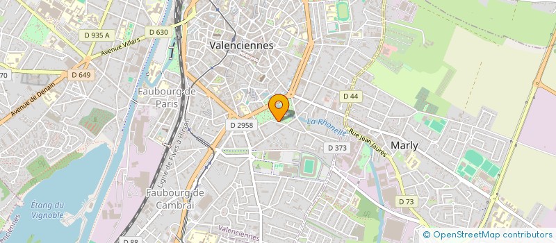 localisation de l'entreprise PITCHOUN à VALENCIENNES