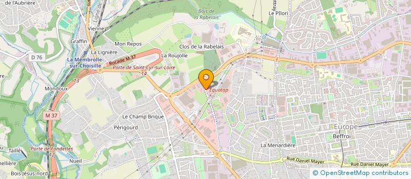 localisation de l'entreprise PITCHOUN AVENTURES  SAINT-CYR-SUR-LOIRE