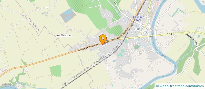 localisation de l'entreprise PITCHOUN HAPPY à LISLE-SUR-TARN