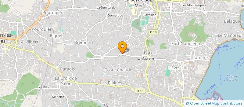 localisation de l'entreprise PITCHOUN'S LOISIRS à LA SEYNE SUR MER
