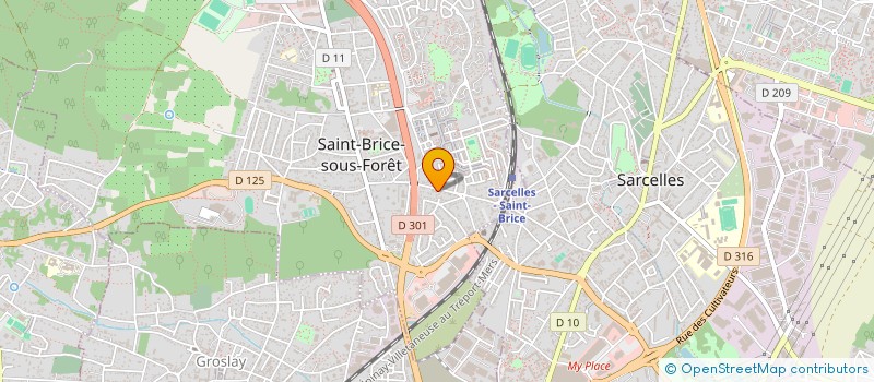 localisation de l'entreprise PITCHOUNE à SAINT-BRICE-SOUS-FORET