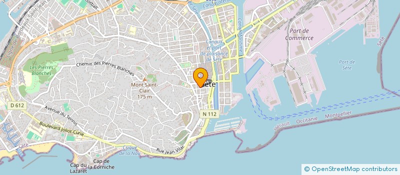 localisation de l'entreprise PITCHOUNE ET MANALA à SETE