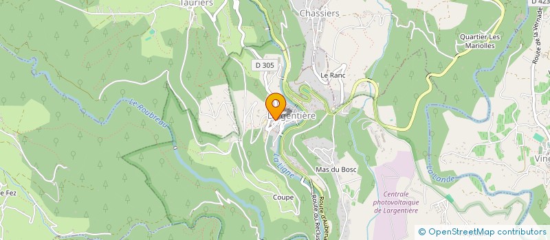localisation de l'entreprise PITCHOUNES AFR à LARGENTIERE