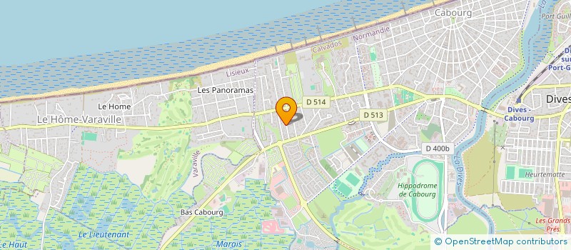 localisation de l'entreprise PITCHOUNETTE  CABOURG