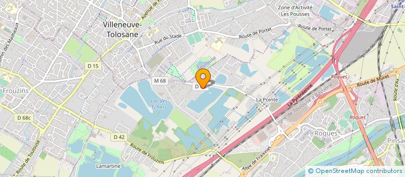 localisation de l'entreprise PITCHOUNS EN ACTION  ROQUES