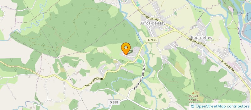 localisation de l'entreprise PITECH-SYSTEM  ARROS-DE-NAY