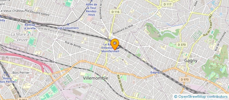 localisation de l'entreprise PITEK à VILLEMOMBLE