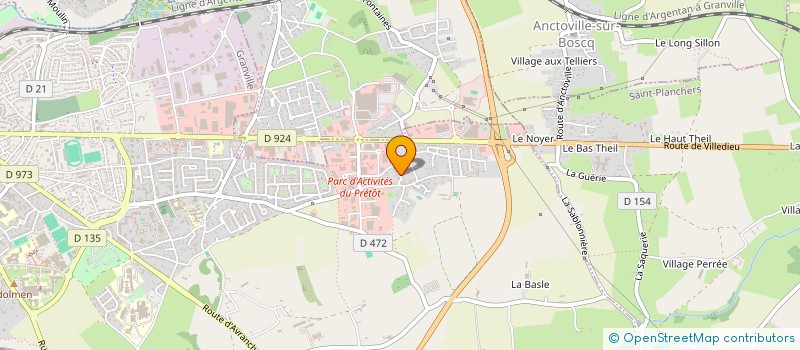 localisation de l'entreprise PITEL  GRANVILLE