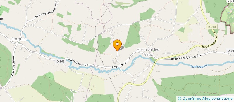 localisation de l'entreprise PITELEC à HERMIVAL-LES-VAUX