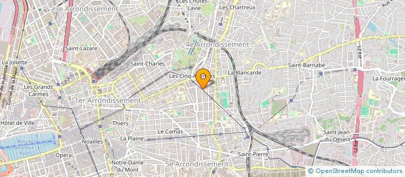 localisation de l'entreprise PITERNI à MARSEILLE 4EME