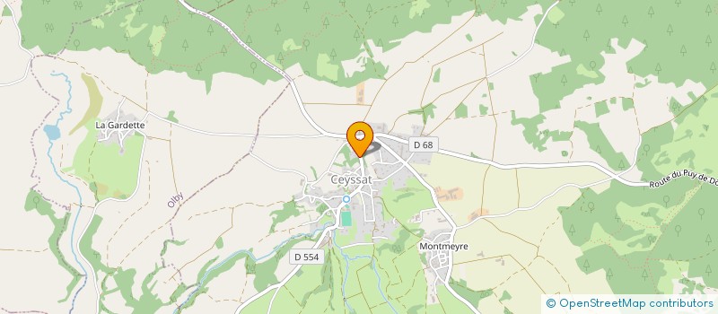 localisation de l'entreprise PITES  CEYSSAT