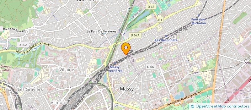 localisation de l'entreprise PITH'IMMO à MASSY