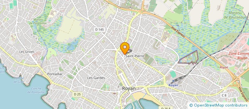 localisation de l'entreprise PITHE IMMOBILIER  ROYAN