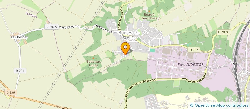 localisation de l'entreprise PITHIVIERS SAINT JEAN  BRIERES-LES-SCELLES