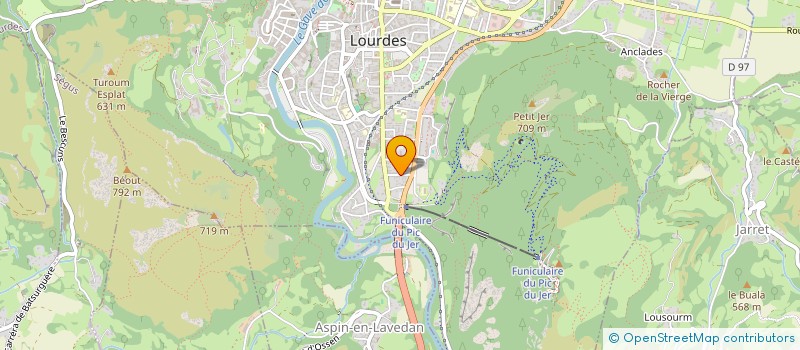 localisation de l'entreprise PITHOM CHARPENTE  LOURDES