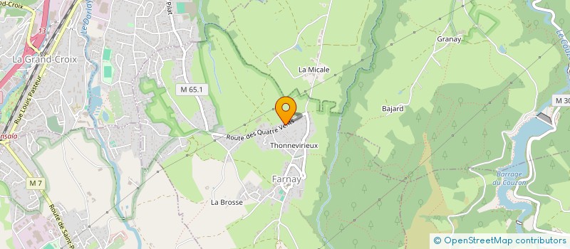 localisation de l'entreprise PITIOT-LOCATIONS SARL à FARNAY