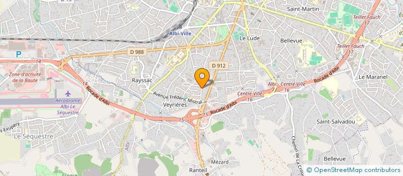 localisation de l'entreprise PITIS à ALBI