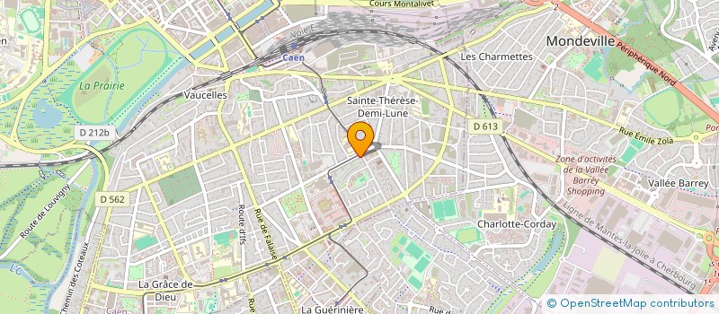 localisation de l'entreprise PITOIS CYRVAN à CAEN
