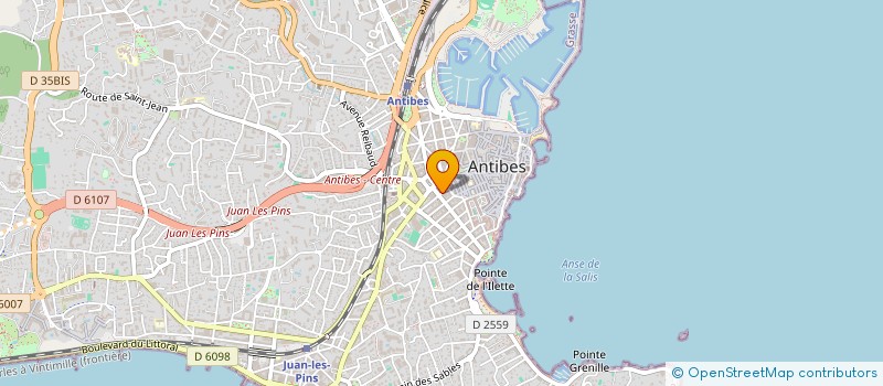 localisation de l'entreprise PITOIS IMMOBILIER MORGAN AZUR GESTION à ANTIBES