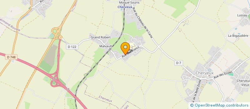 localisation de l'entreprise PITON  CHERVEUX