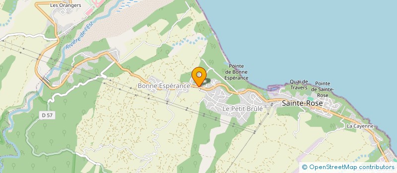 localisation de l'entreprise PITON CADET  SAINTE-ROSE