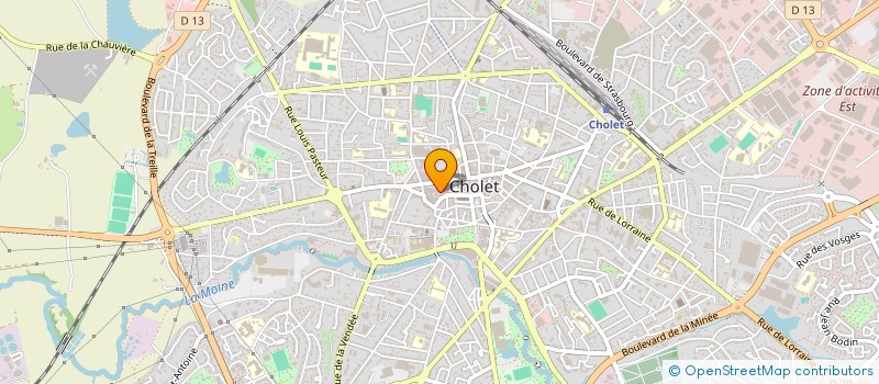 localisation de l'entreprise PITON & CO à CHOLET