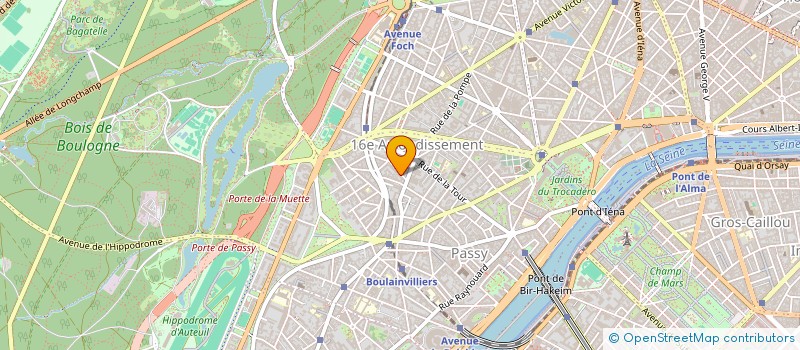 localisation de l'entreprise PITON MICHAUX ASSOCIES AARPI  PARIS