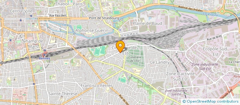localisation de l'entreprise PITORBE  RENNES
