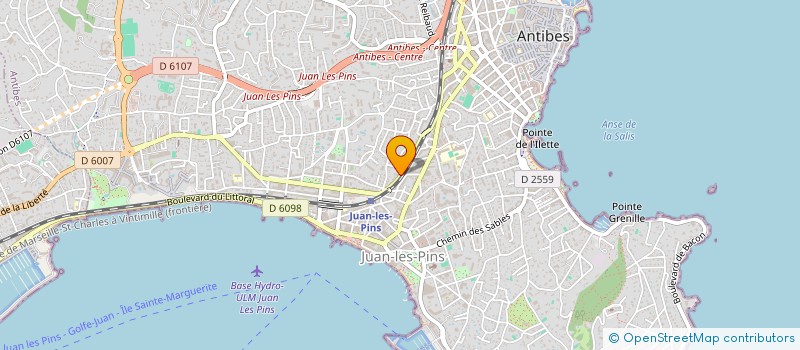 localisation de l'entreprise PITOU à ANTIBES