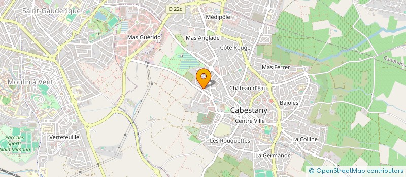 localisation de l'entreprise PITOU  CABESTANY