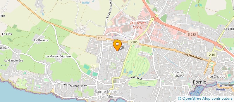 localisation de l'entreprise PITOU EXCELL à LA PLAINE-SUR-MER