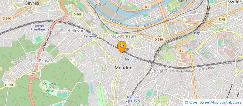 localisation de l'entreprise PITOU LES POUCES VERTS à MEUDON