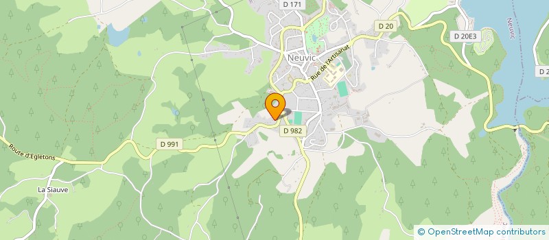 localisation de l'entreprise PITOUNIE à NEUVIC
