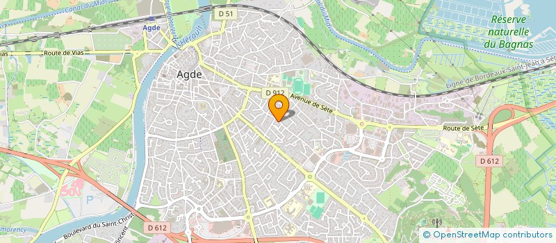 localisation de l'entreprise PITOUX  AGDE