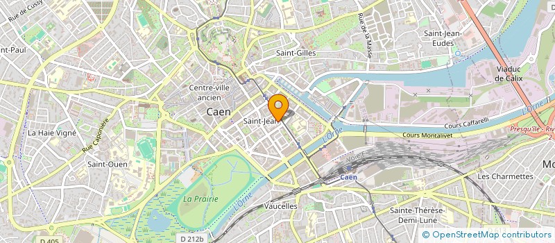 localisation de l'entreprise PITREL J. ET BOSSE F. à CAEN