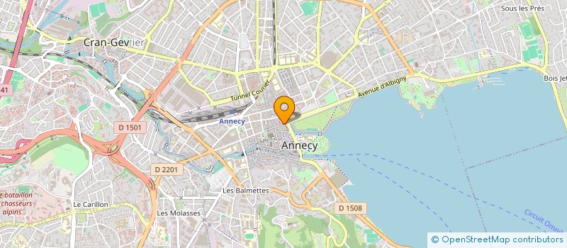 localisation de l'entreprise PITREN SARL à ANNECY