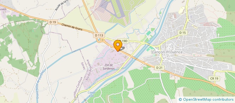 localisation de l'entreprise PITRON à LANCON-PROVENCE