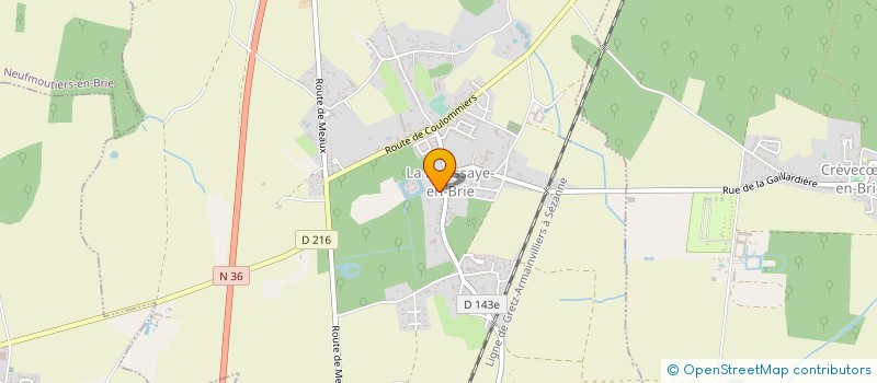 localisation de l'entreprise PITS à LA HOUSSAYE-EN-BRIE
