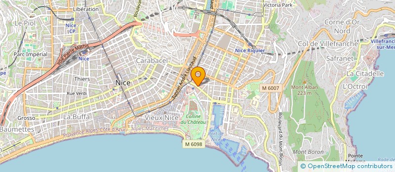 localisation de l'entreprise PITSA  NICE