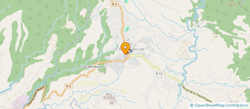 localisation de l'entreprise PITT LA CHAMFLORE à MORNE ROUGE