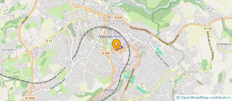 localisation de l'entreprise PITTET EG à VOIRON