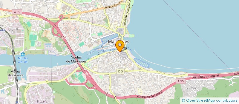 localisation de l'entreprise PITTI à MARTIGUES