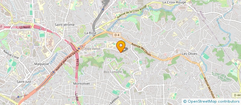 localisation de l'entreprise PITTOM à MARSEILLE