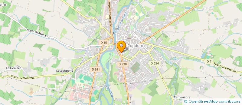 localisation de l'entreprise PITTON BROTHERS  CONDOM