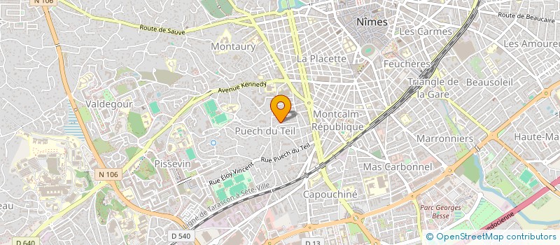 localisation de l'entreprise PITTORESQUE  NIMES